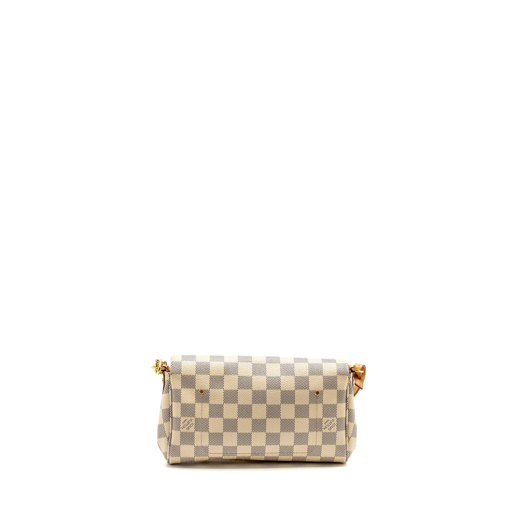 LOUIS VUITTON FAVORITE PM DAMIER AZUR CANVAS GHW