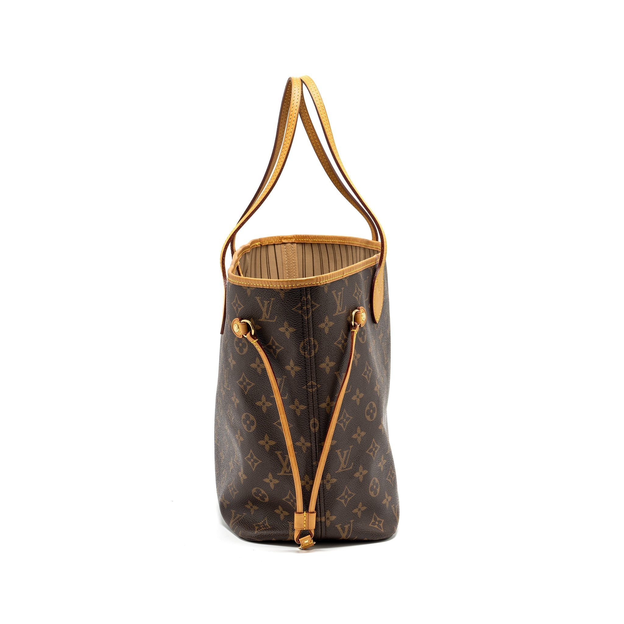 LOUIS VUITTON NEVERFULL MM MONOGRAM CANVAS GHW