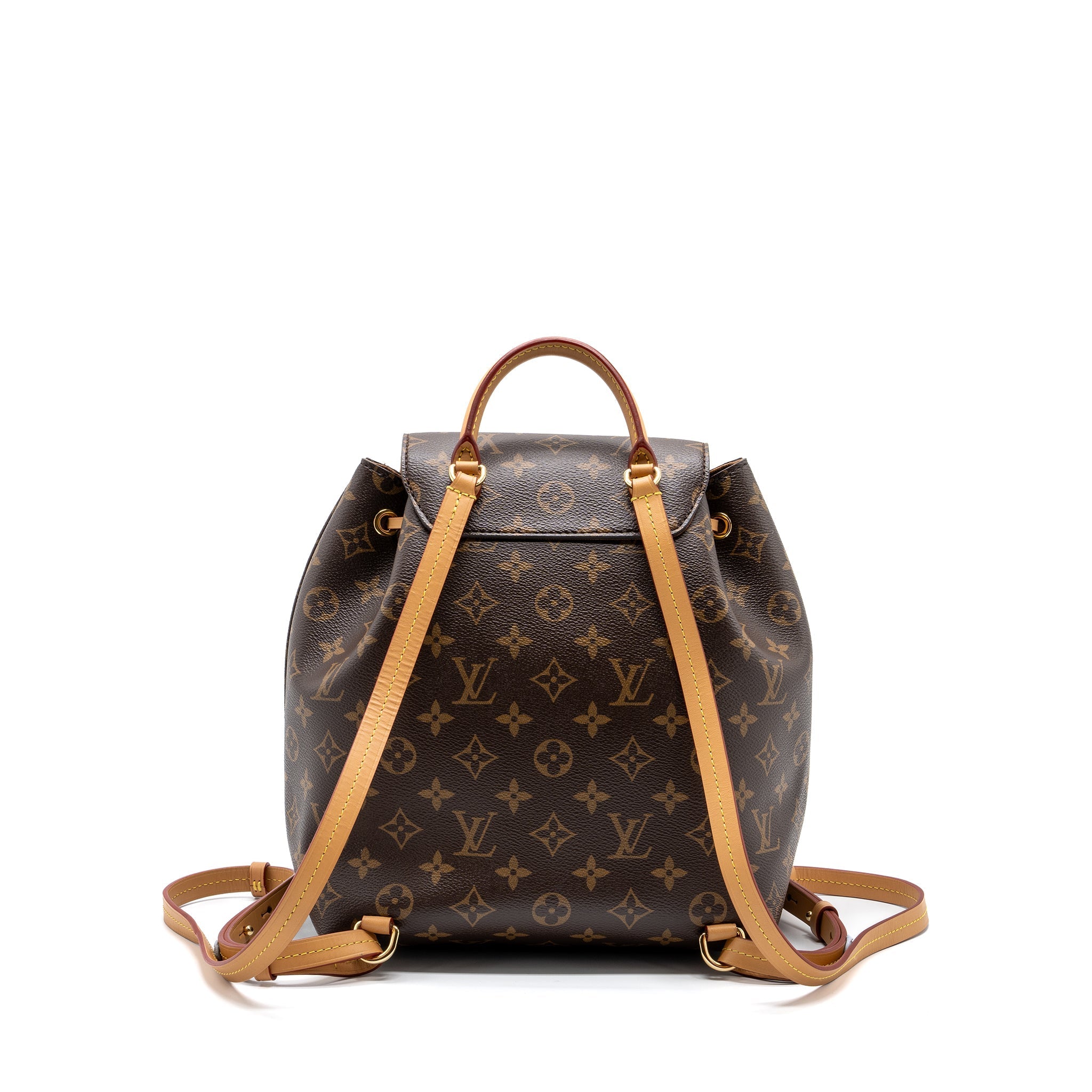 LOUIS VUITTON MONTSOURIS PM BACKPACK MONOGRAM CANVAS / LEATHER GHW (NEW VERSION)