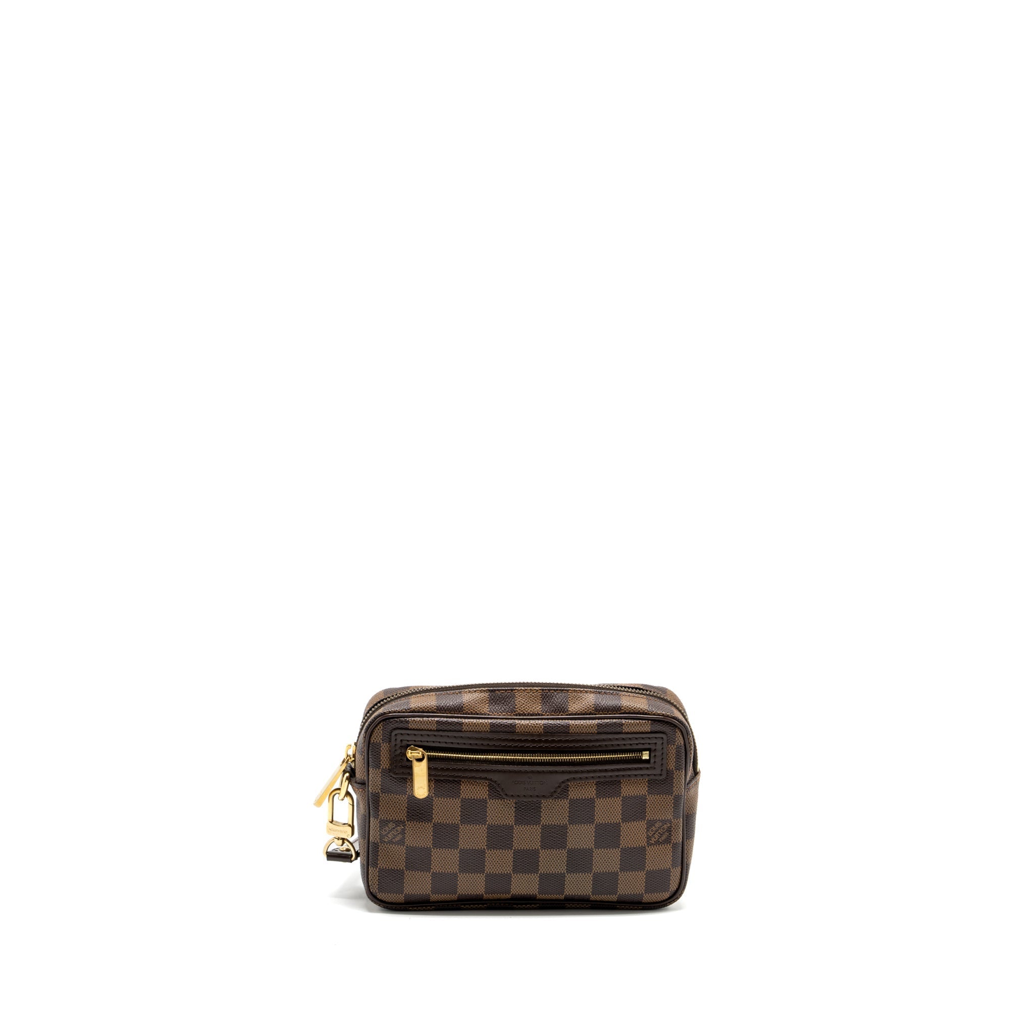 LOUIS VUITTON POUCH DAMIER EBENE GHW