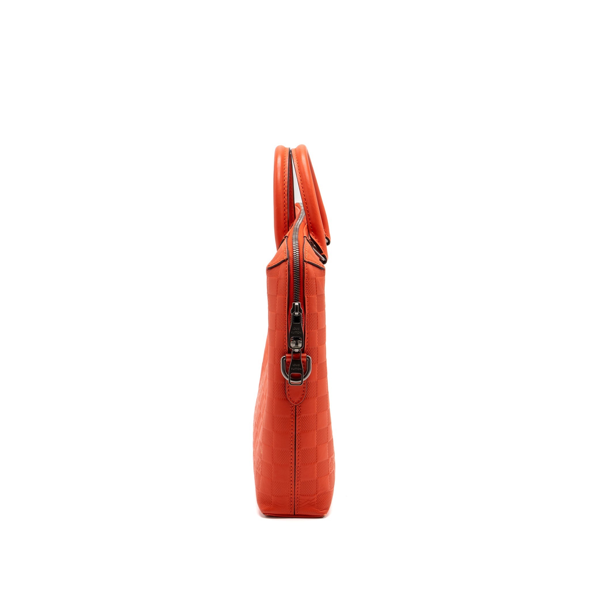 LOUIS VUITTON PORTE-DOCUMENTS JOUR DAMIER INFINI ORANGE SHW