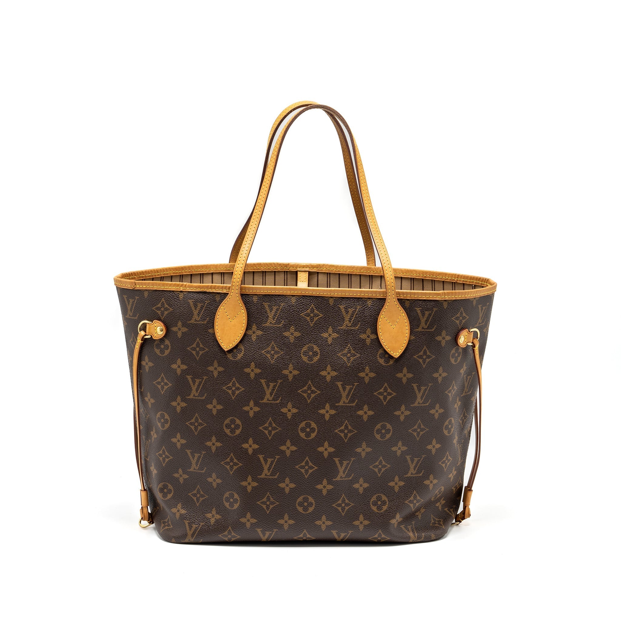 LOUIS VUITTON NEVERFULL MM MONOGRAM CANVAS GHW