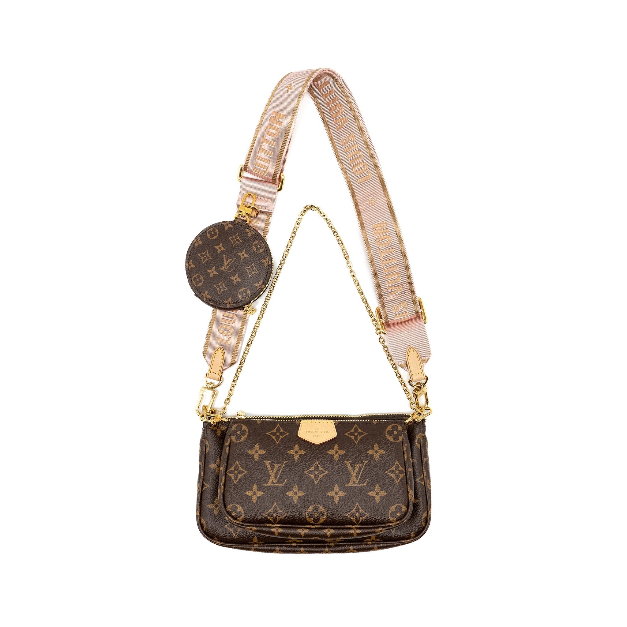 LOUIS VUITTON MULTI POCHETTE ACCESSOIRES MONOGRAM CANVAS GHW