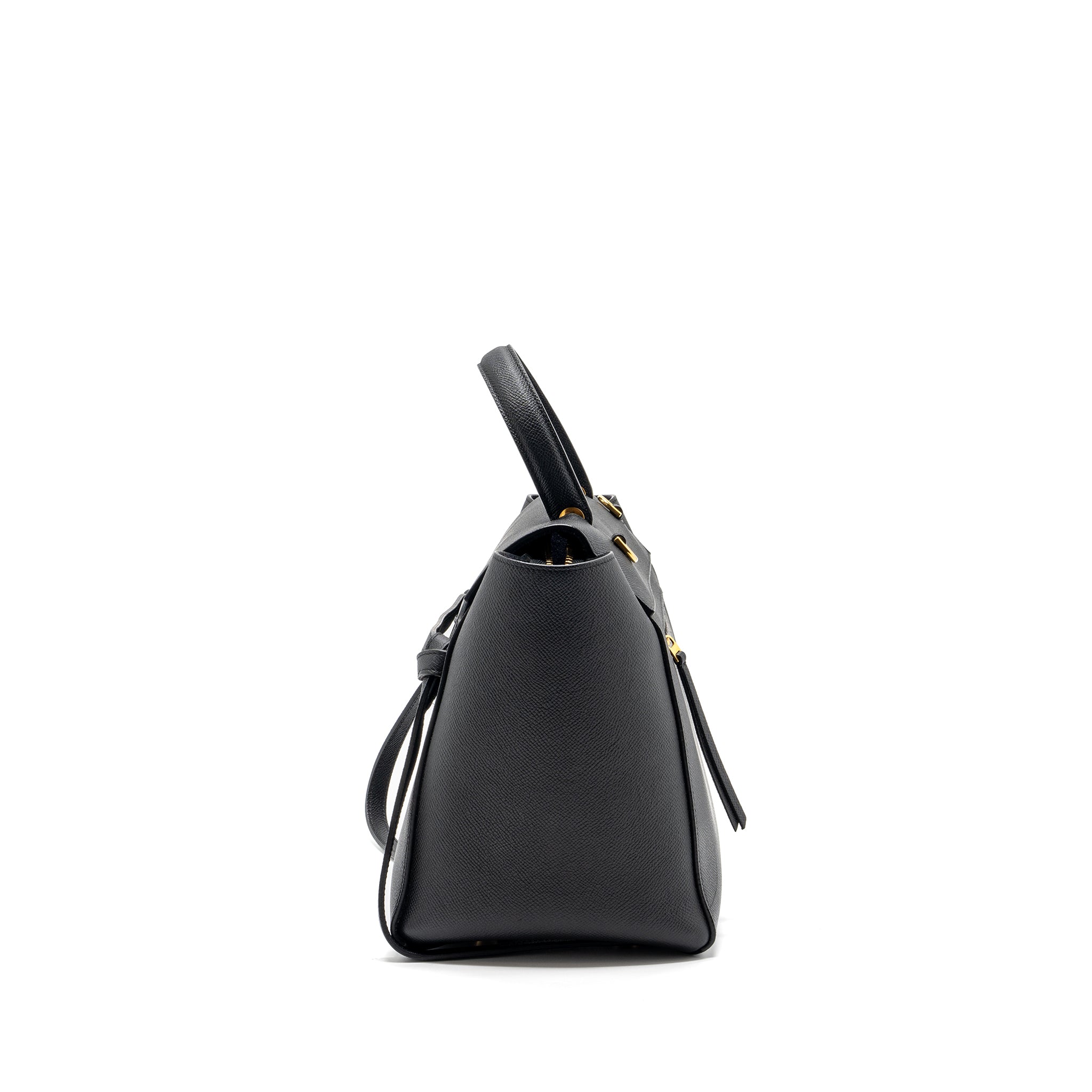 CELINE MINI BELT BAG GRAINED CALFSKIN BLACK GHW