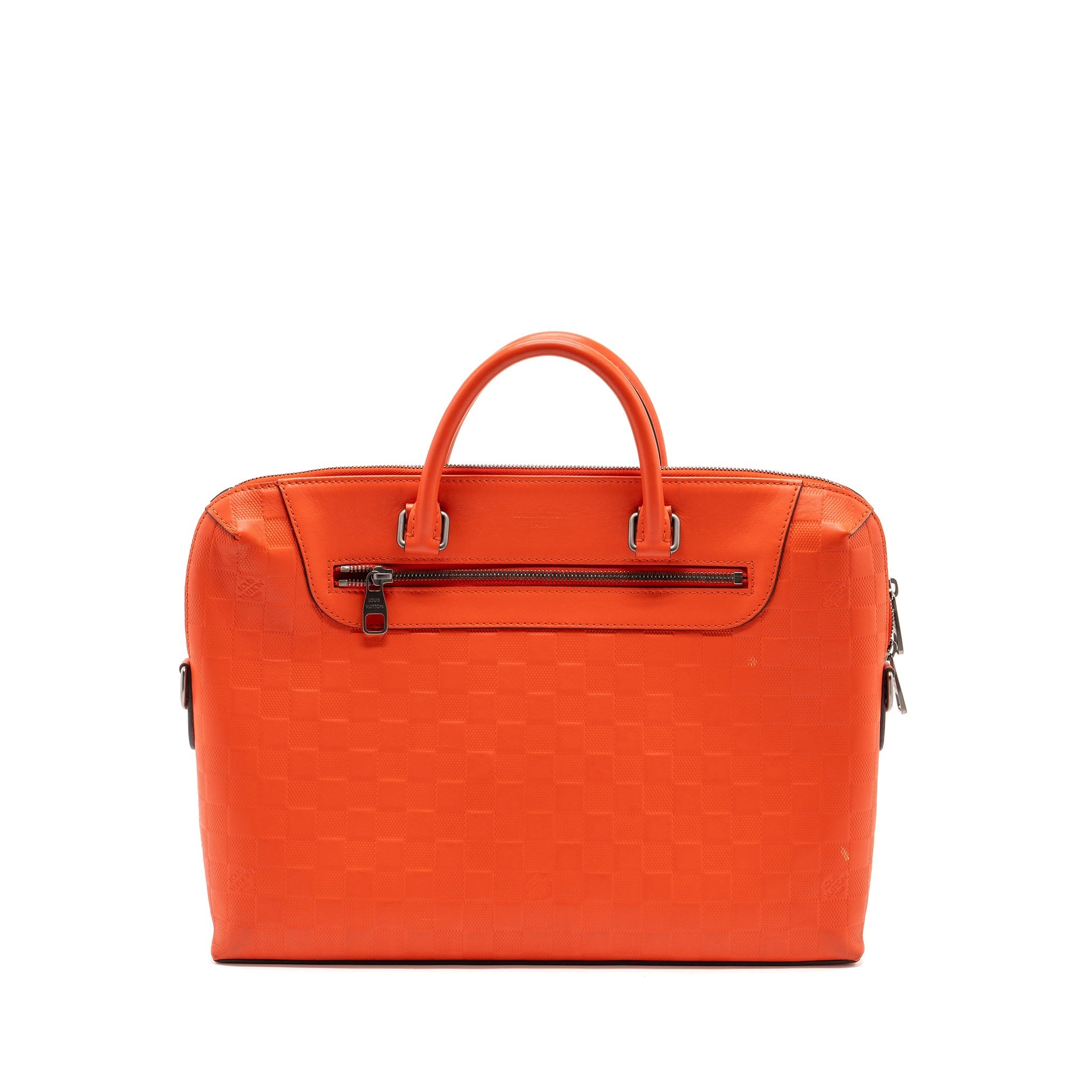 LOUIS VUITTON PORTE-DOCUMENTS JOUR DAMIER INFINI ORANGE SHW