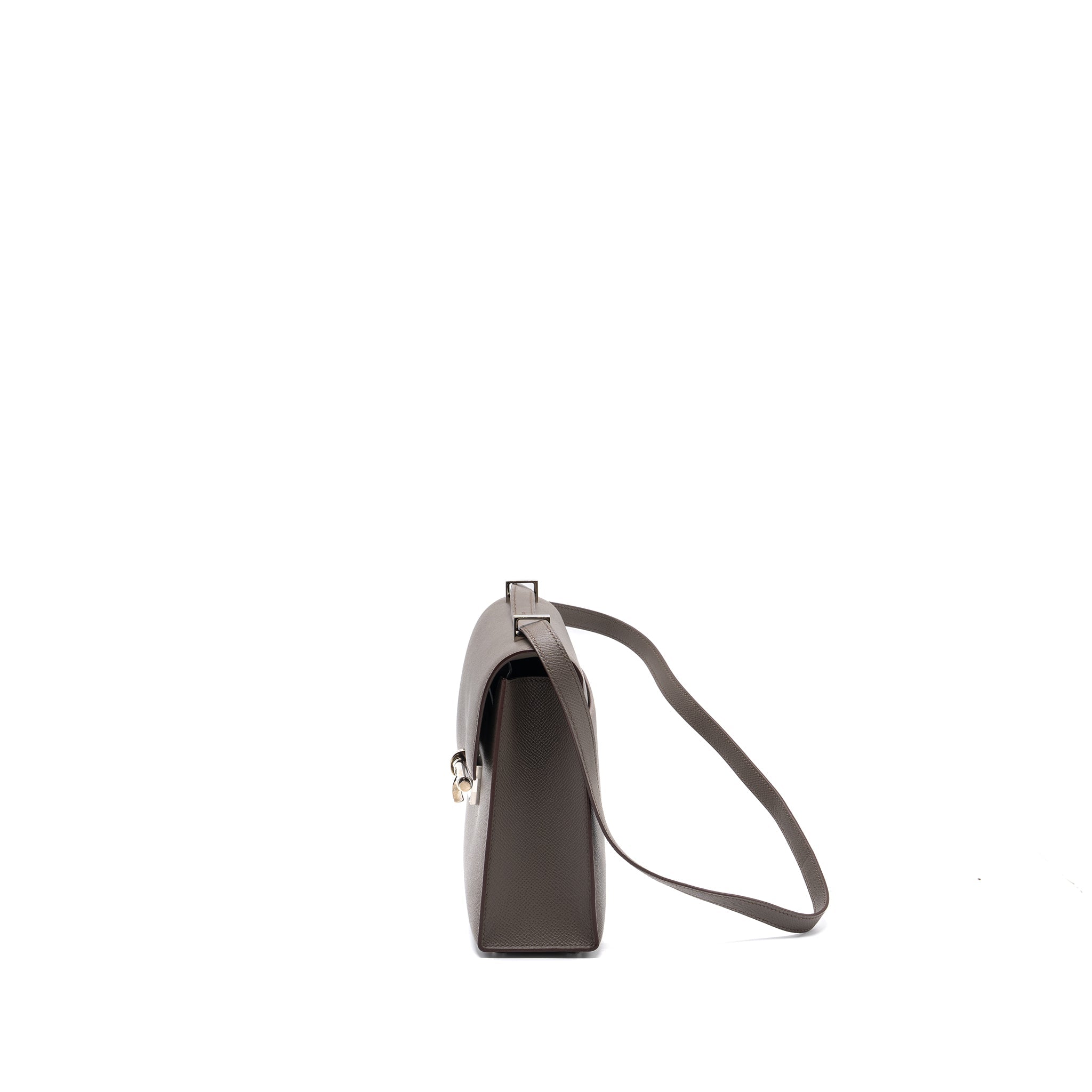 HERMES VERROU 21 EPSOM GRIS ETAIN SHW