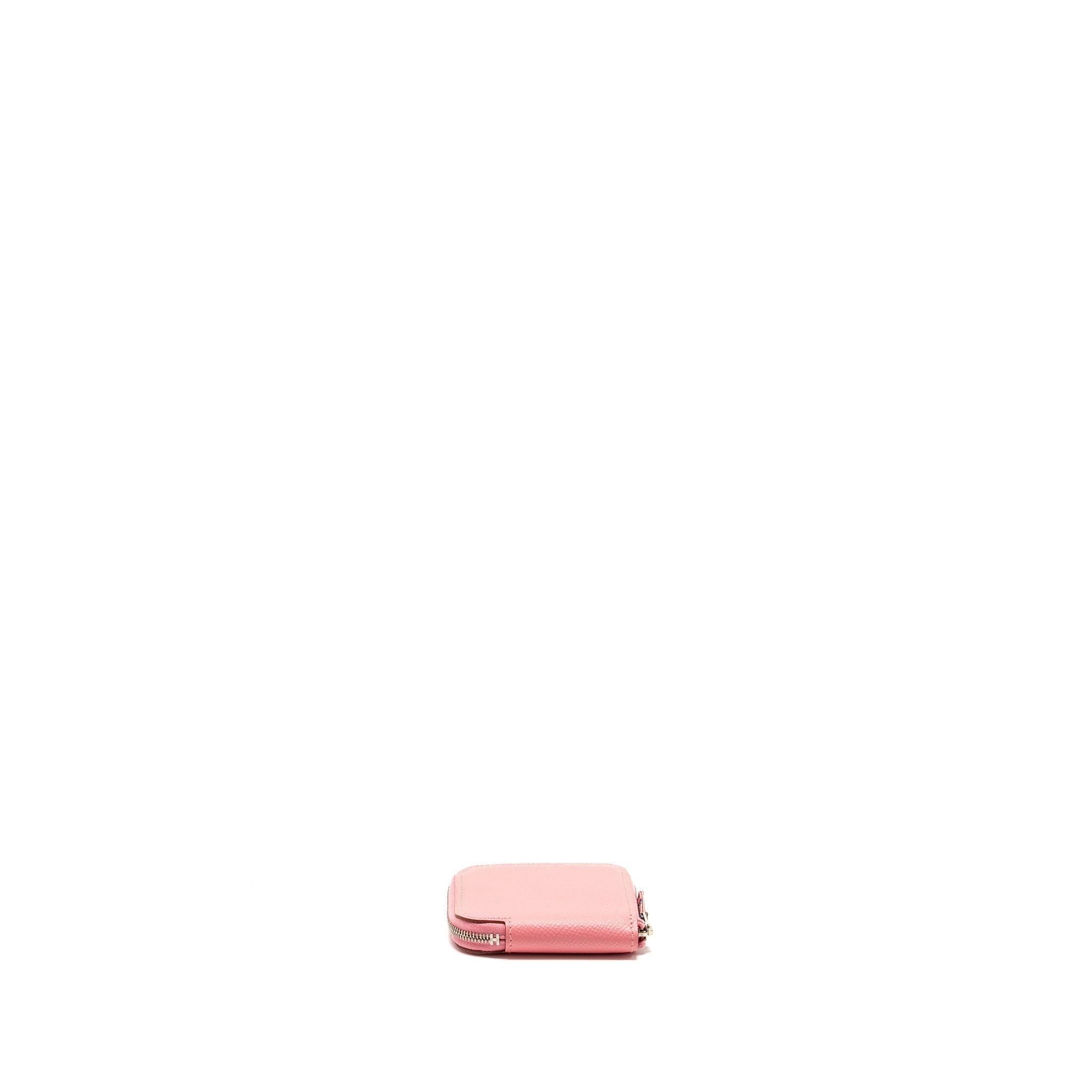 HERMES SILK’IN COIN PURSE EPSOM ROSE SAKURA SHW