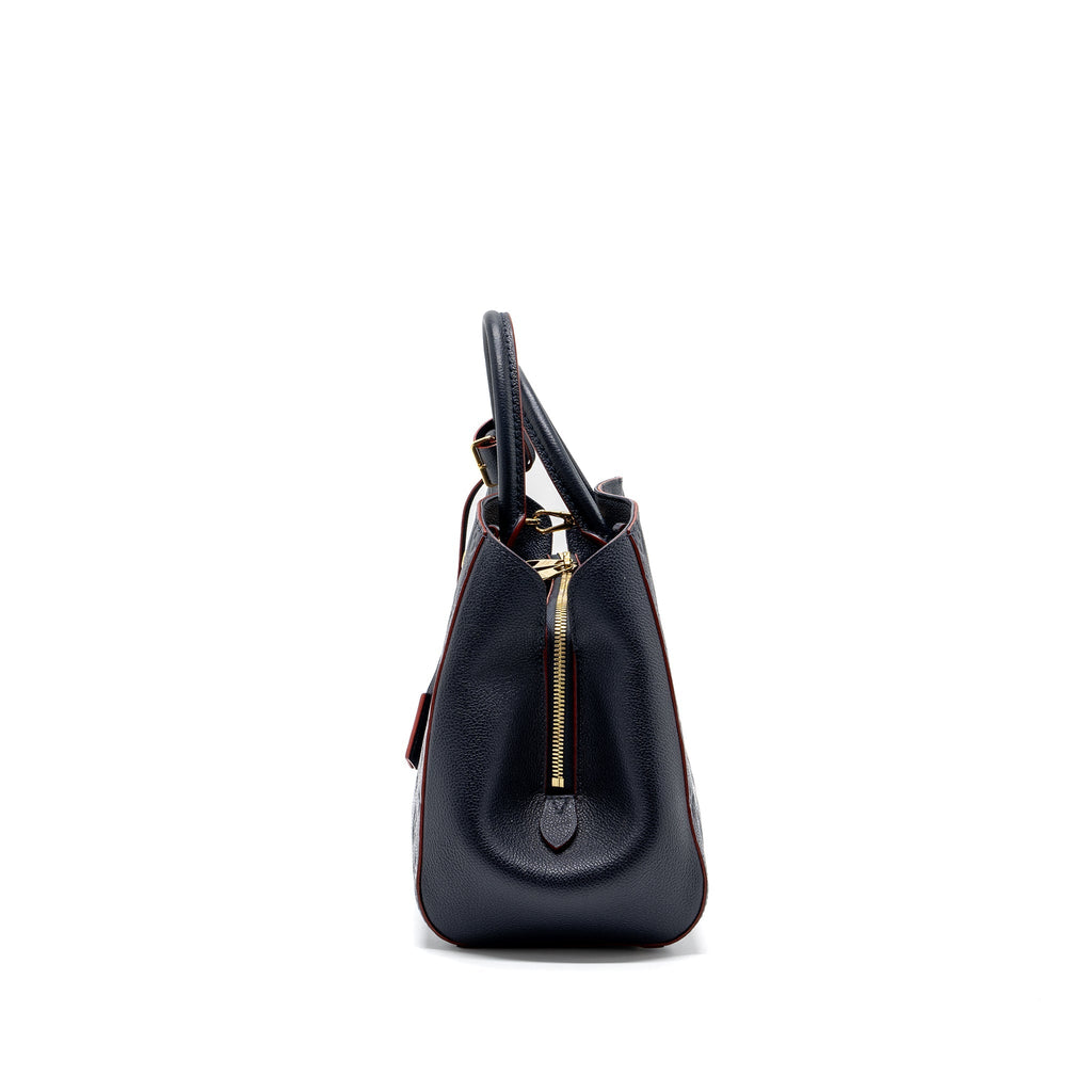 LOUIS VUITTON MONTAIGNE MM MONOGRAM EMPREINTE NAVY GHW