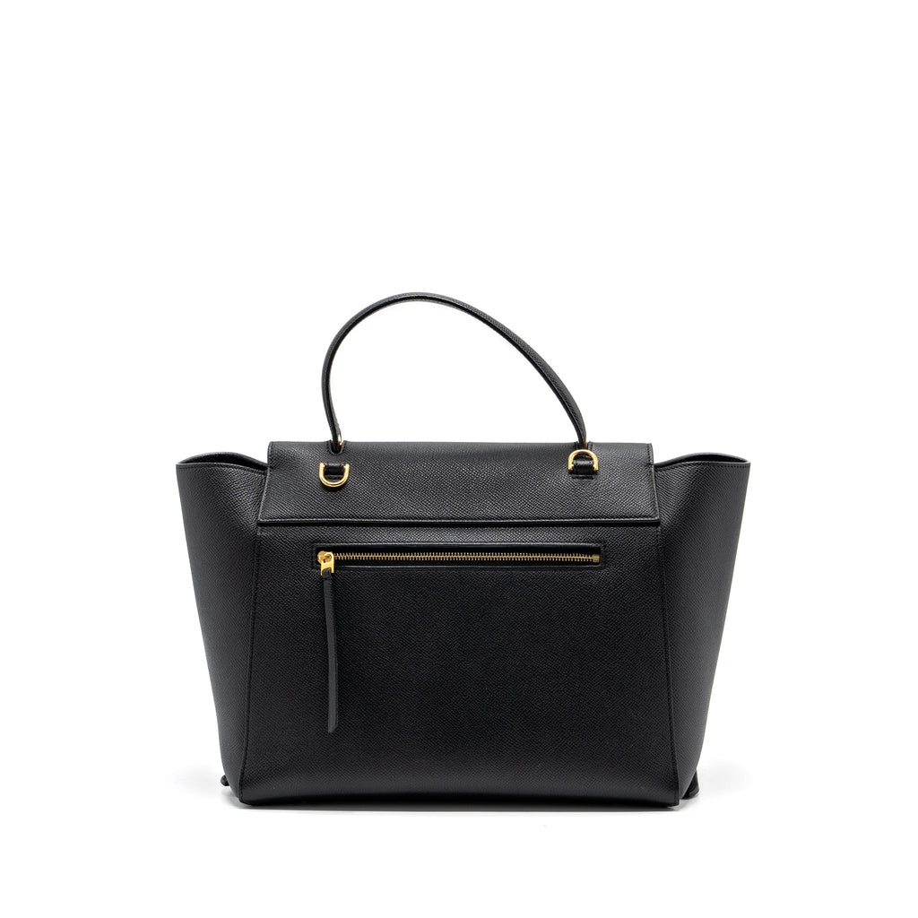 CELINE MINI BELT BAG GRAINED CALFSKIN BLACK GHW