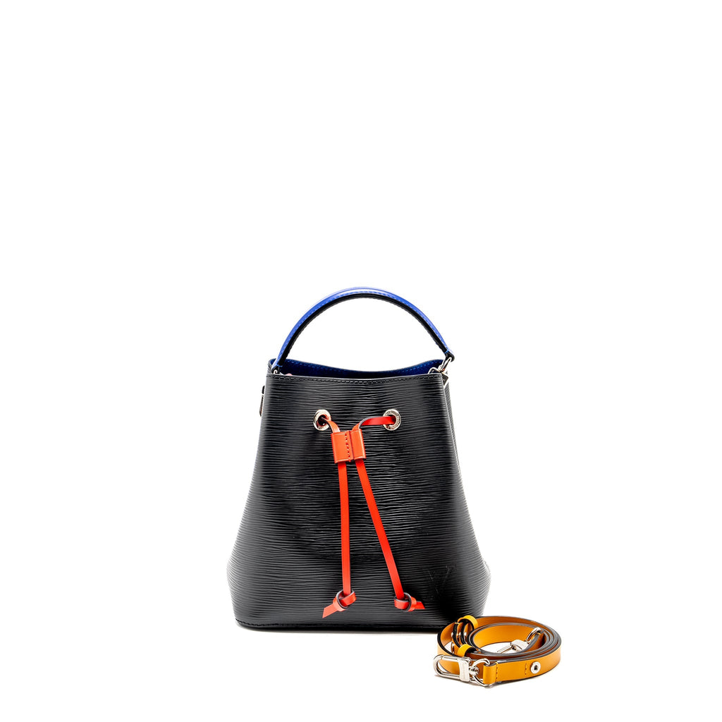 LOUIS VUITTON NEO NOE BB EPI LEATHER BLACK/SAFFRON/MULTICOLOUR SHW