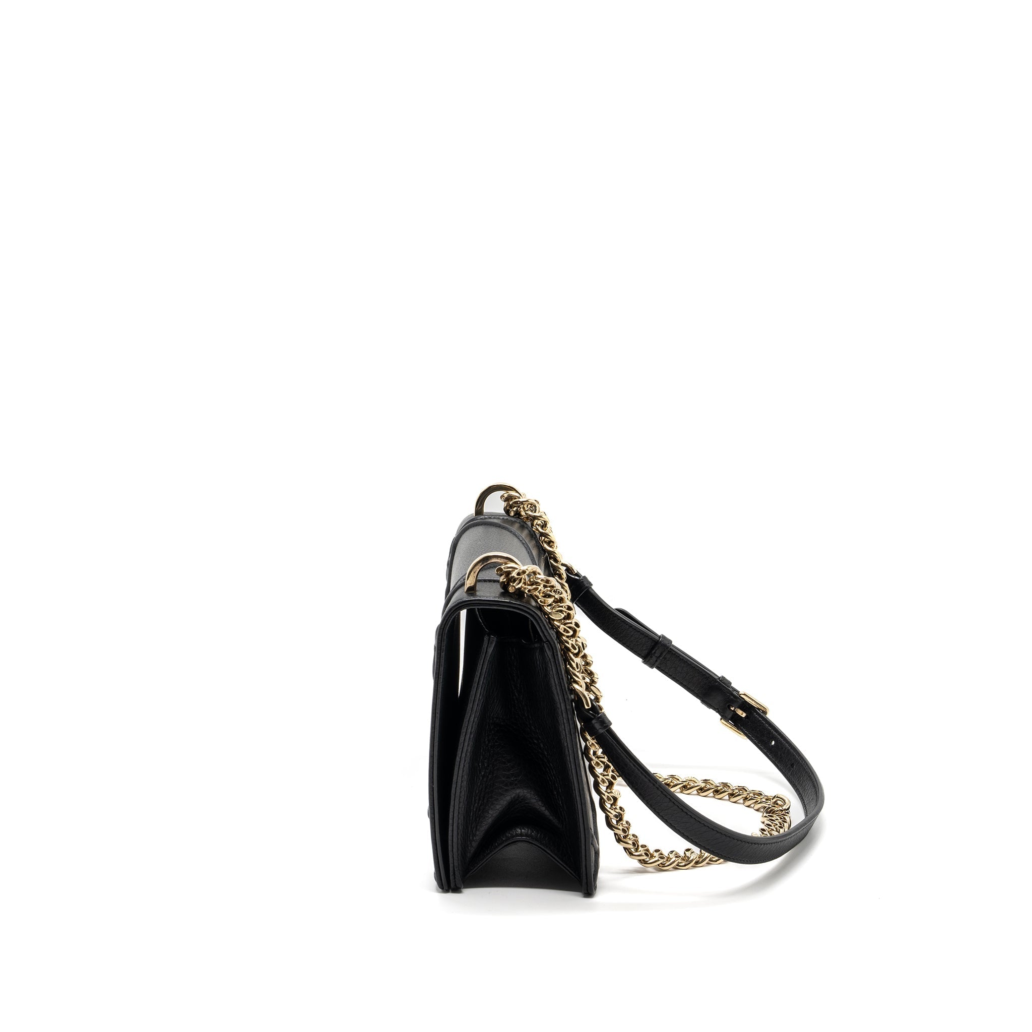 DIOR DIORAMA BAG CALFSKIN BLACK LGHW