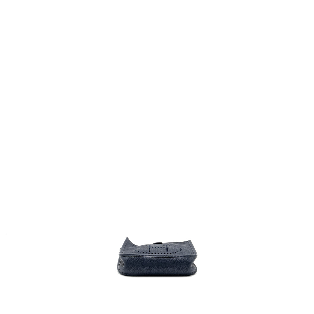 HERMES MINI EVELYNE CLEMENCE BLUE NUIT GHW