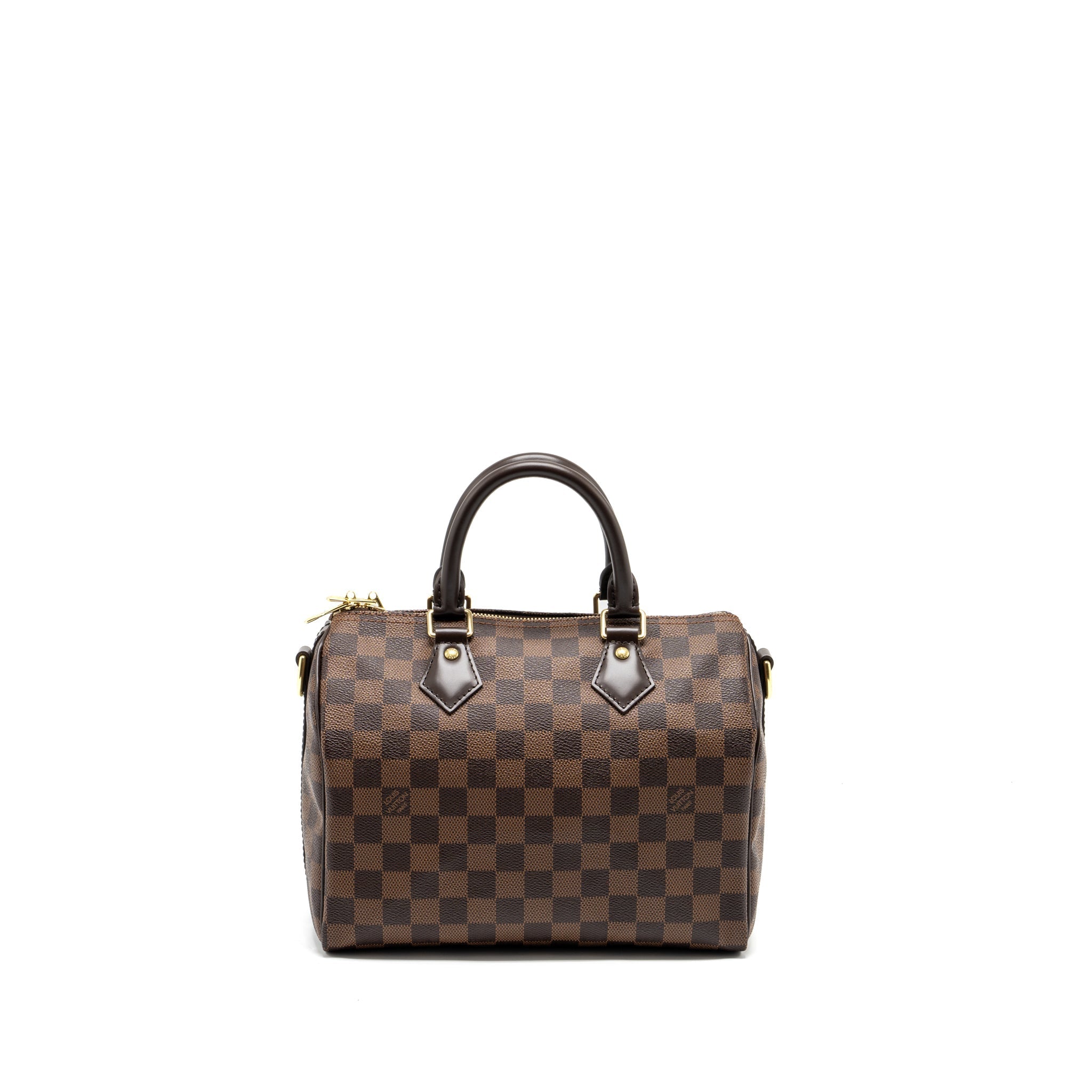 LOUIS VUITTON SPEEDY BANDOULIERE 25 DAMIER EBENE GHW