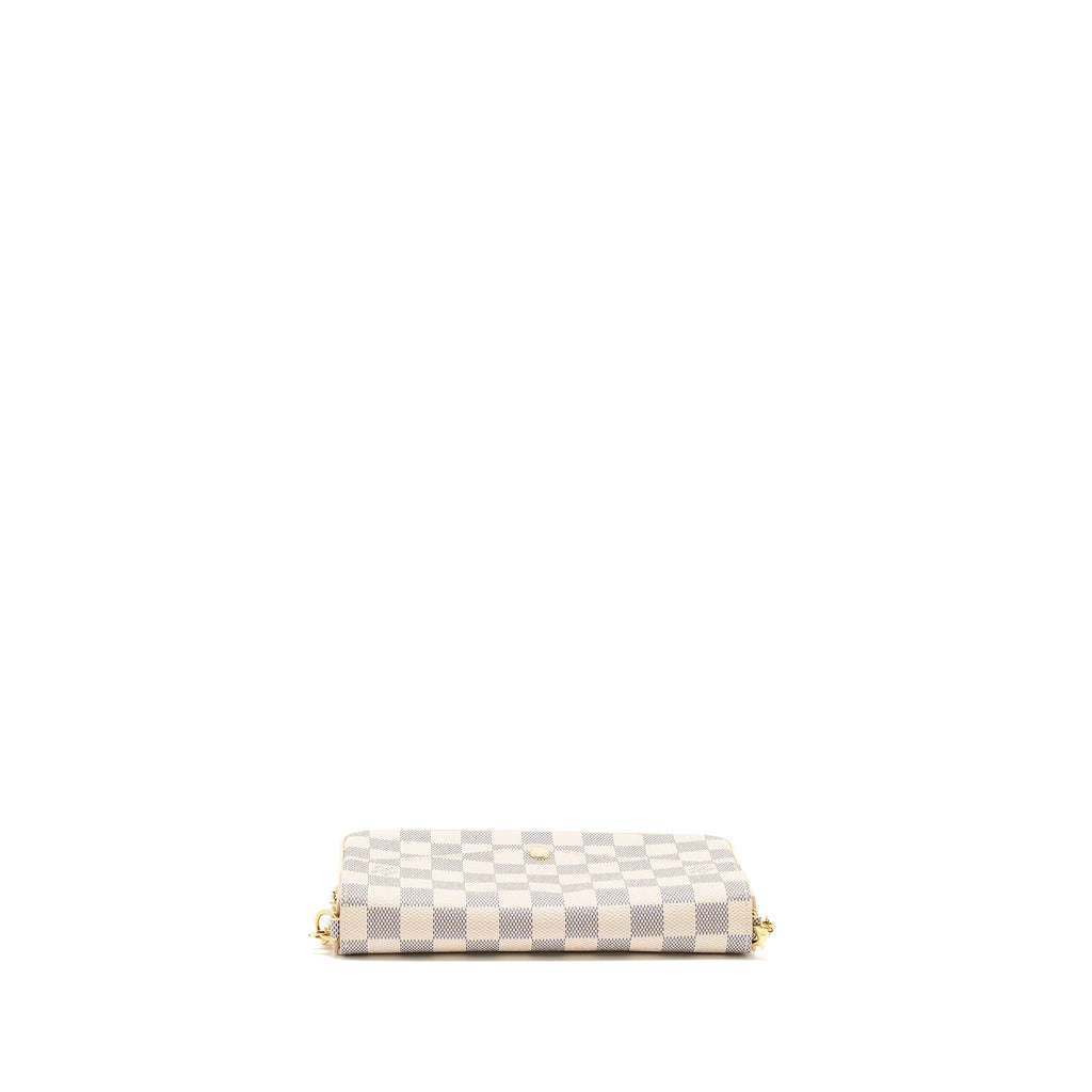 LOUIS VUITTON FELICIE POCHETTE DAMIER AZUR CANVAS GHW