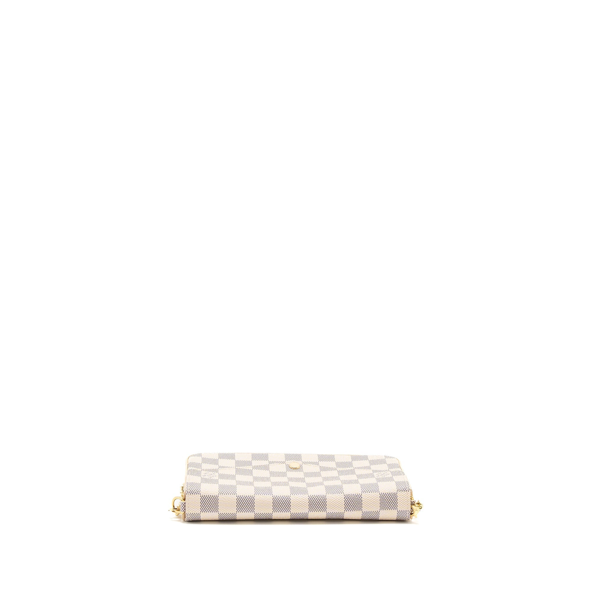LOUIS VUITTON FELICIE POCHETTE DAMIER AZUR CANVAS GHW