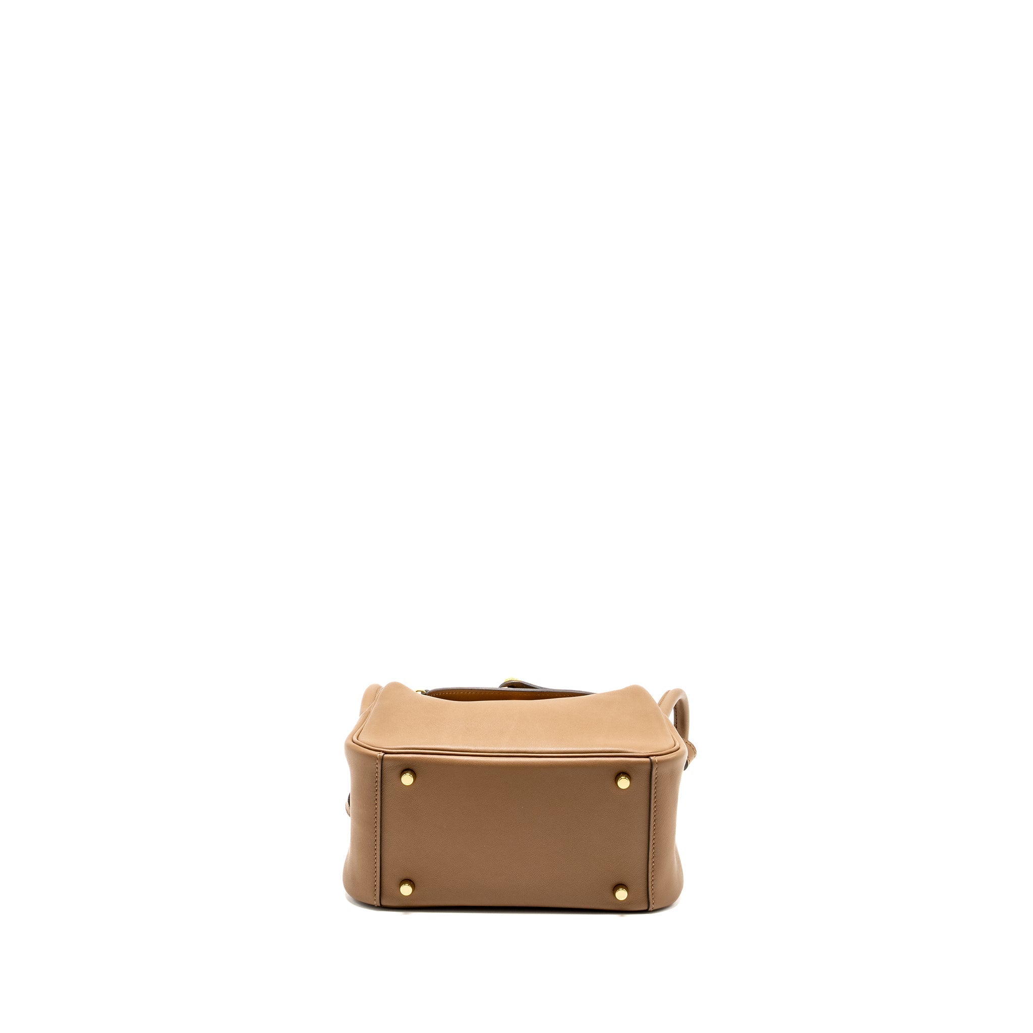 HERMES MINI LINDY SWIFT ALEZAN/BISCUIT GHW