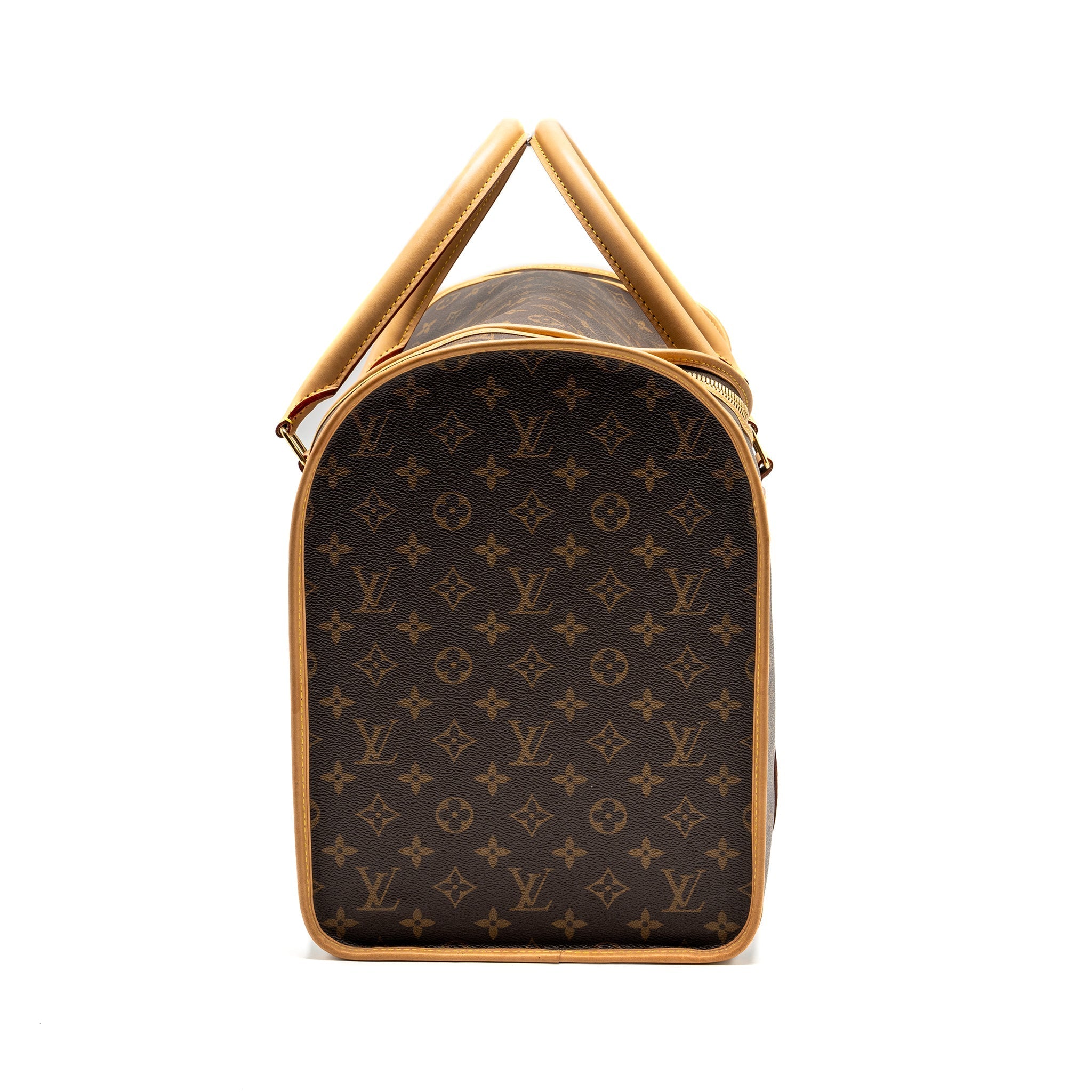 LOUIS VUITTON DOG BAG MONOGRAM CANVAS GHW