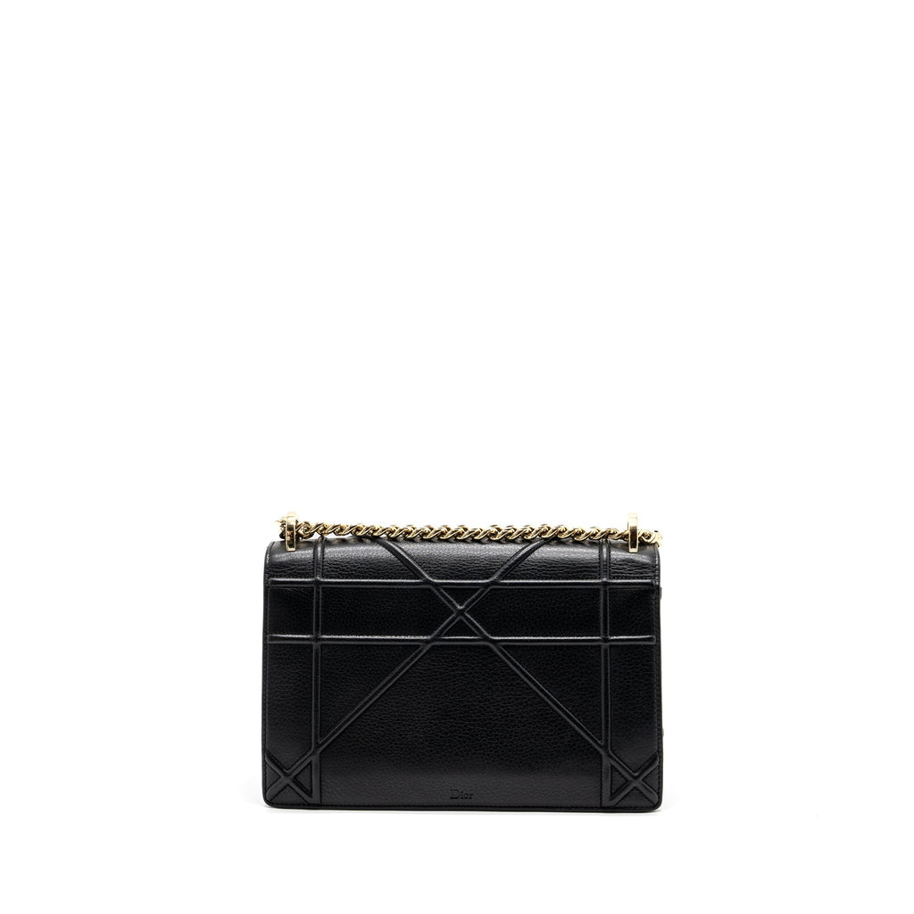 DIOR DIORAMA BAG CALFSKIN BLACK LGHW