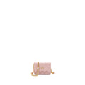 CHANEL MINI FLAP CARD HOLDER WITH CHAIN LIMITED EDITION LAMBSKIN LIGHT PINK GHW (MICROCHIP)