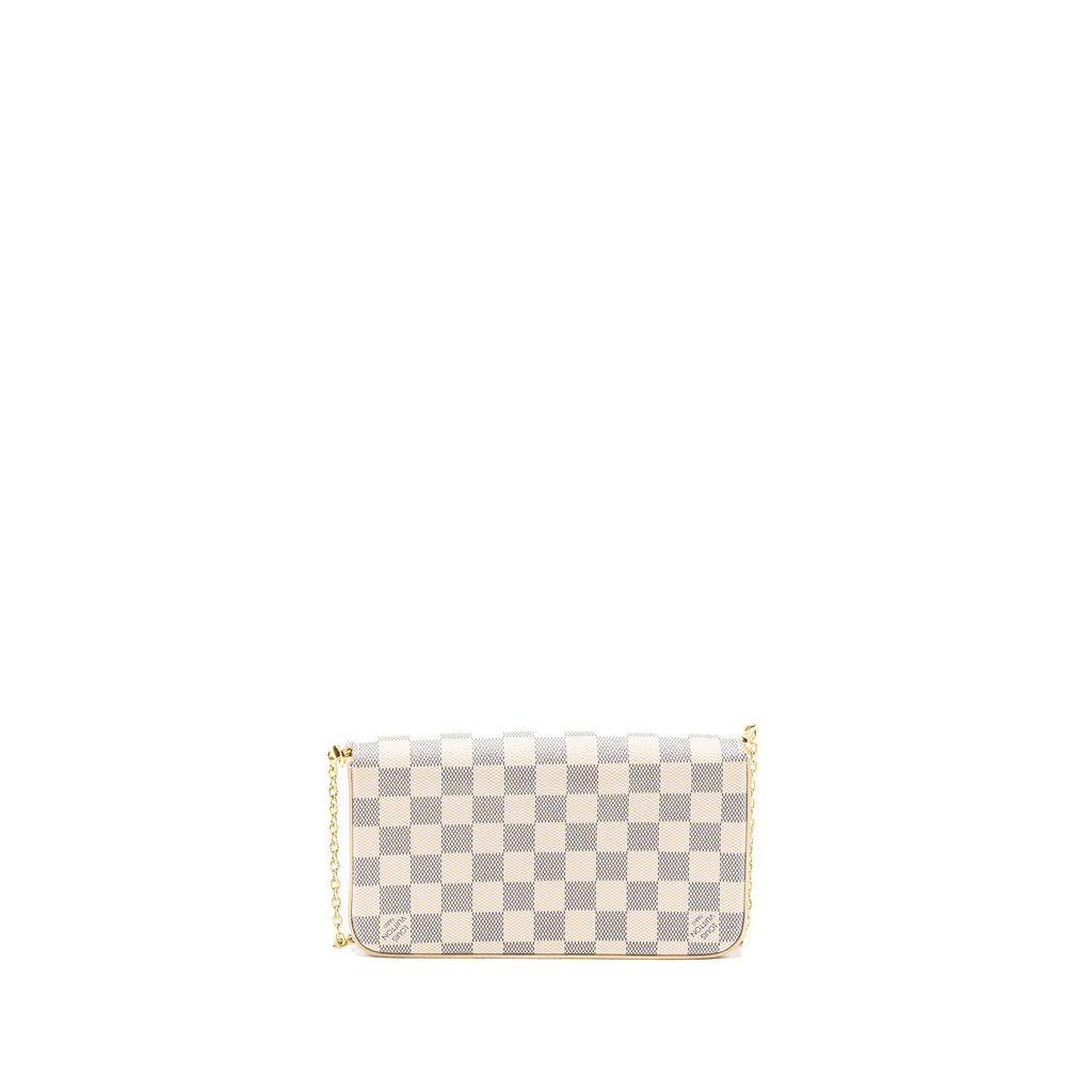 LOUIS VUITTON FELICIE POCHETTE DAMIER AZUR CANVAS GHW
