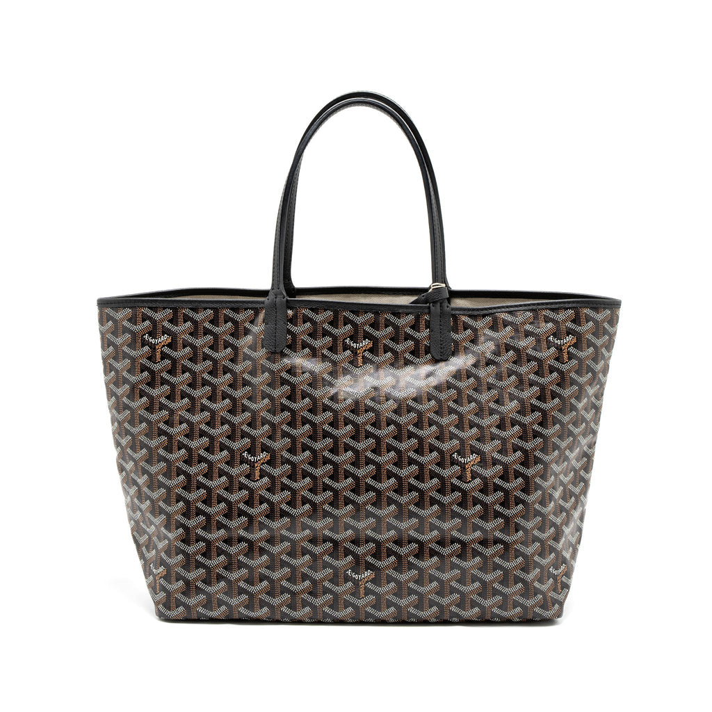 GOYARD SAINT LOUIS PM TOTE BAG GOYARDINE CANVAS SHW