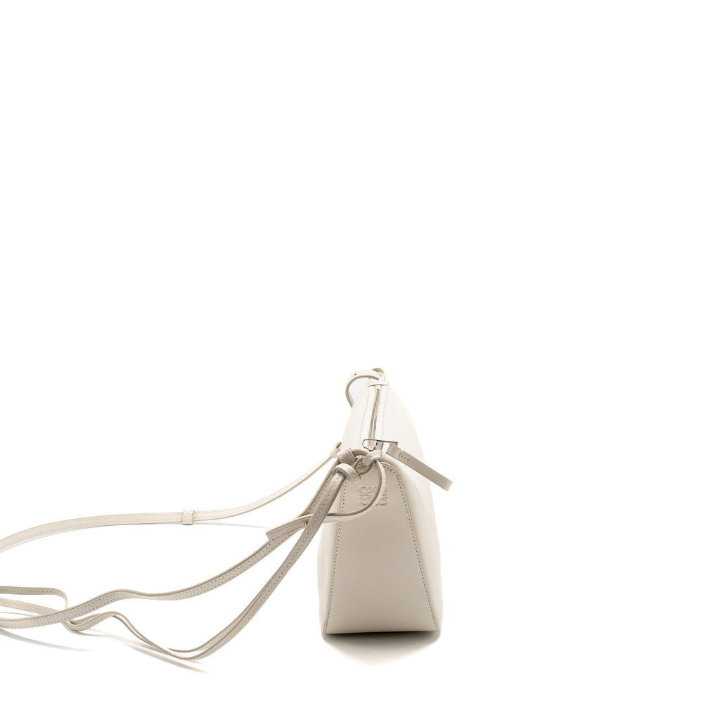 LOEWE MINI HAMMOCK HOBO CLASSIC CALFSKIN WHITE SHW