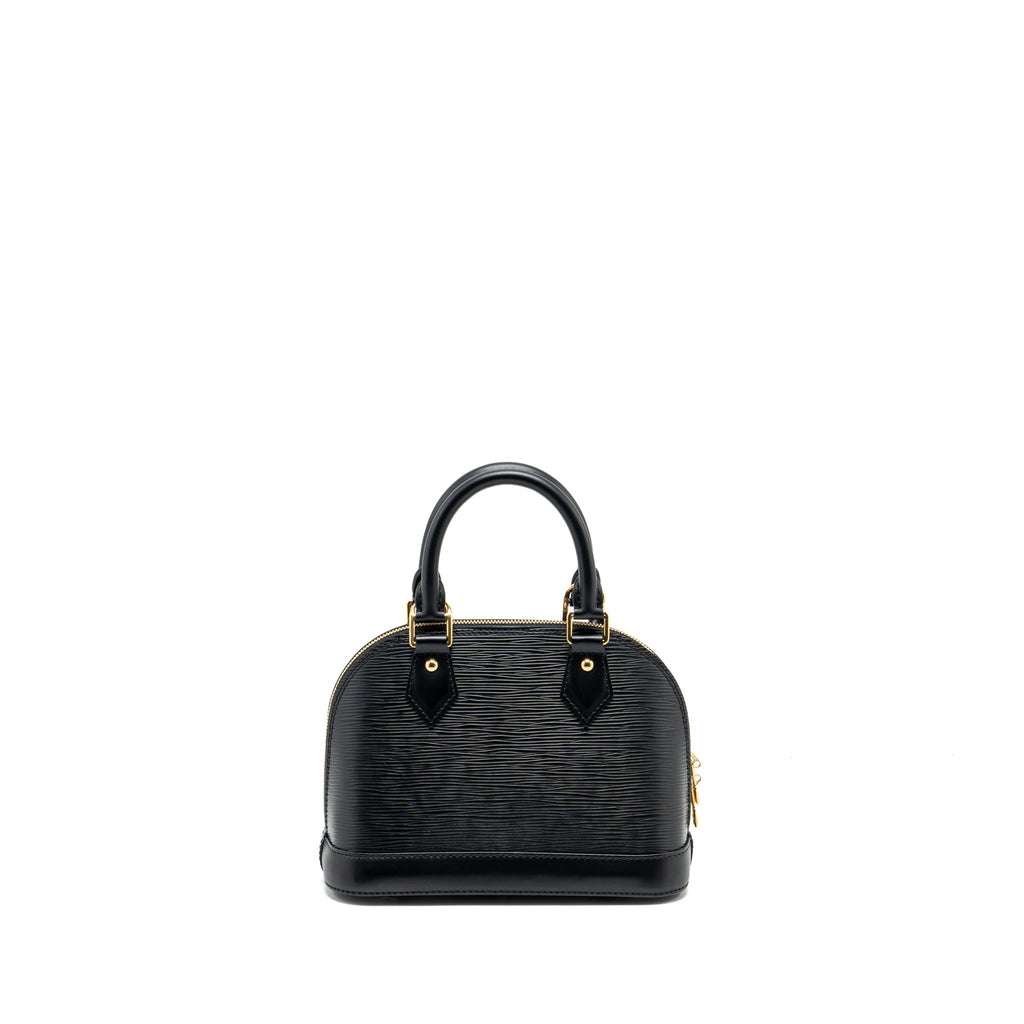 LOUIS VUITTON ALMA BB BLOOMING FLOWERS LIMITED EDITION EPI BLACK/MULTICOLOUR GHW