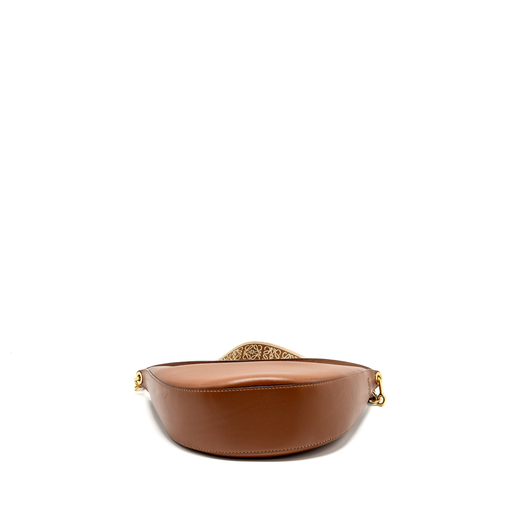 LOEWE SMALL LUNA BAG CALFSKIN PECAN GHW