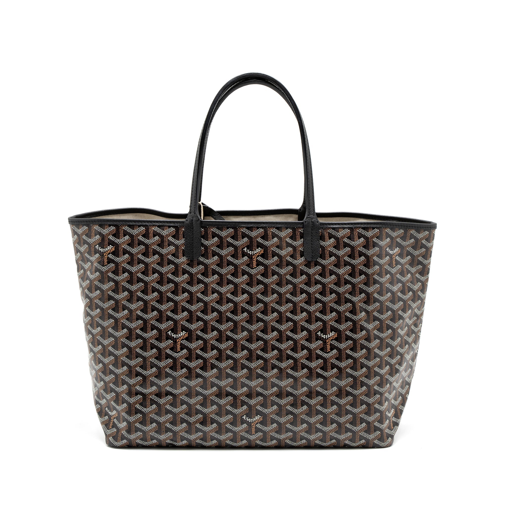 GOYARD SAINT LOUIS PM TOTE BAG GOYARDINE CANVAS SHW
