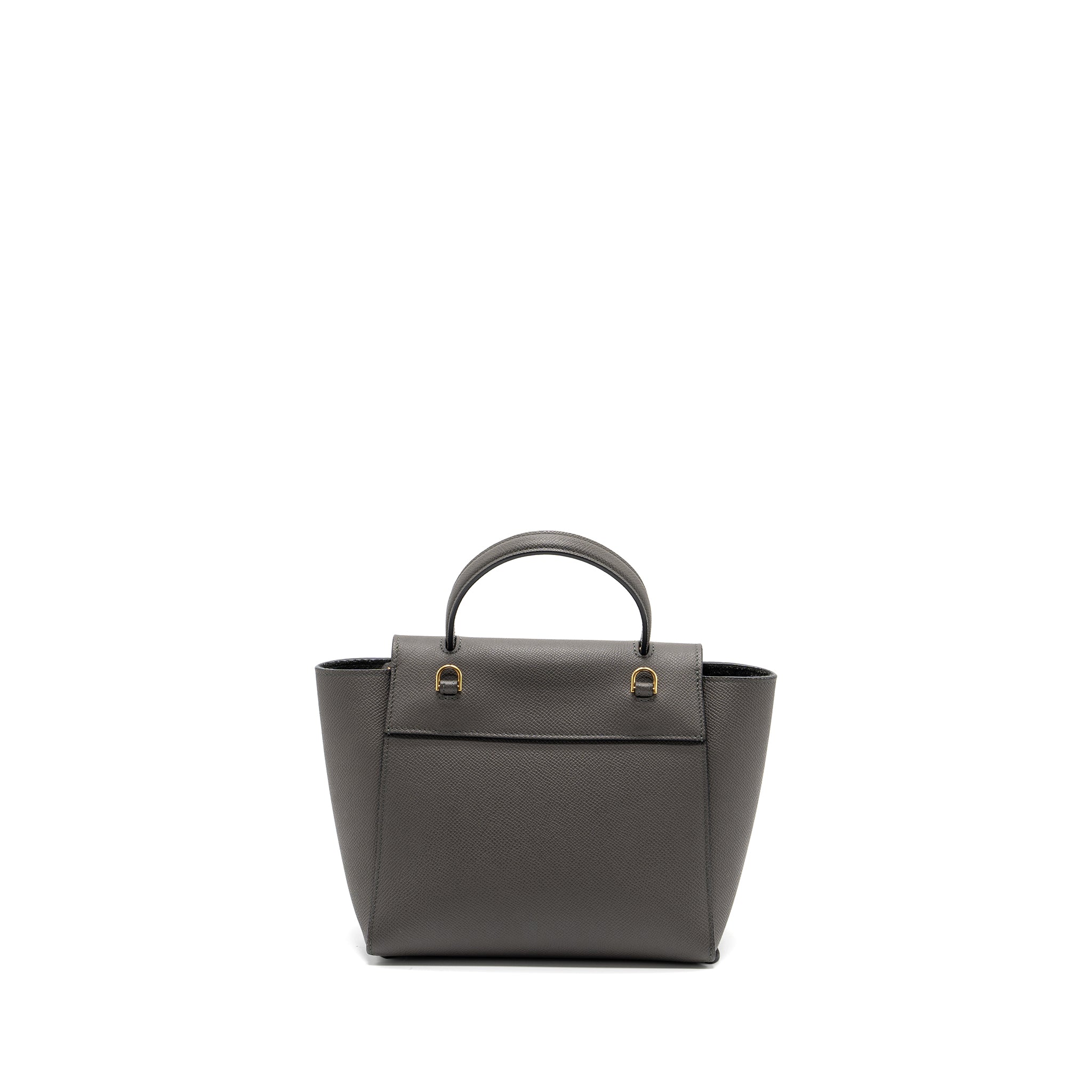 CELINE NANO BELT BAG CALFSKIN GREY GHW