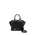 FENDI MINI 3JOURS TOTE BAG CALFSKIN BLACK SHW
