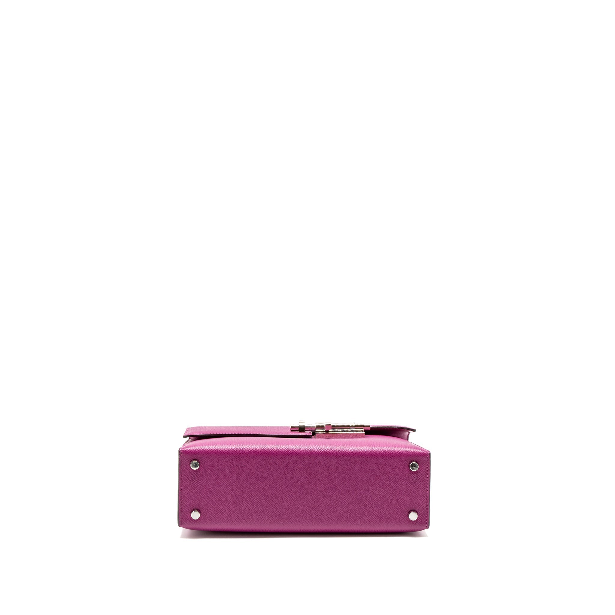 HERMES VERROU 21 EPSOM L3 ROSE PURPLE SHW