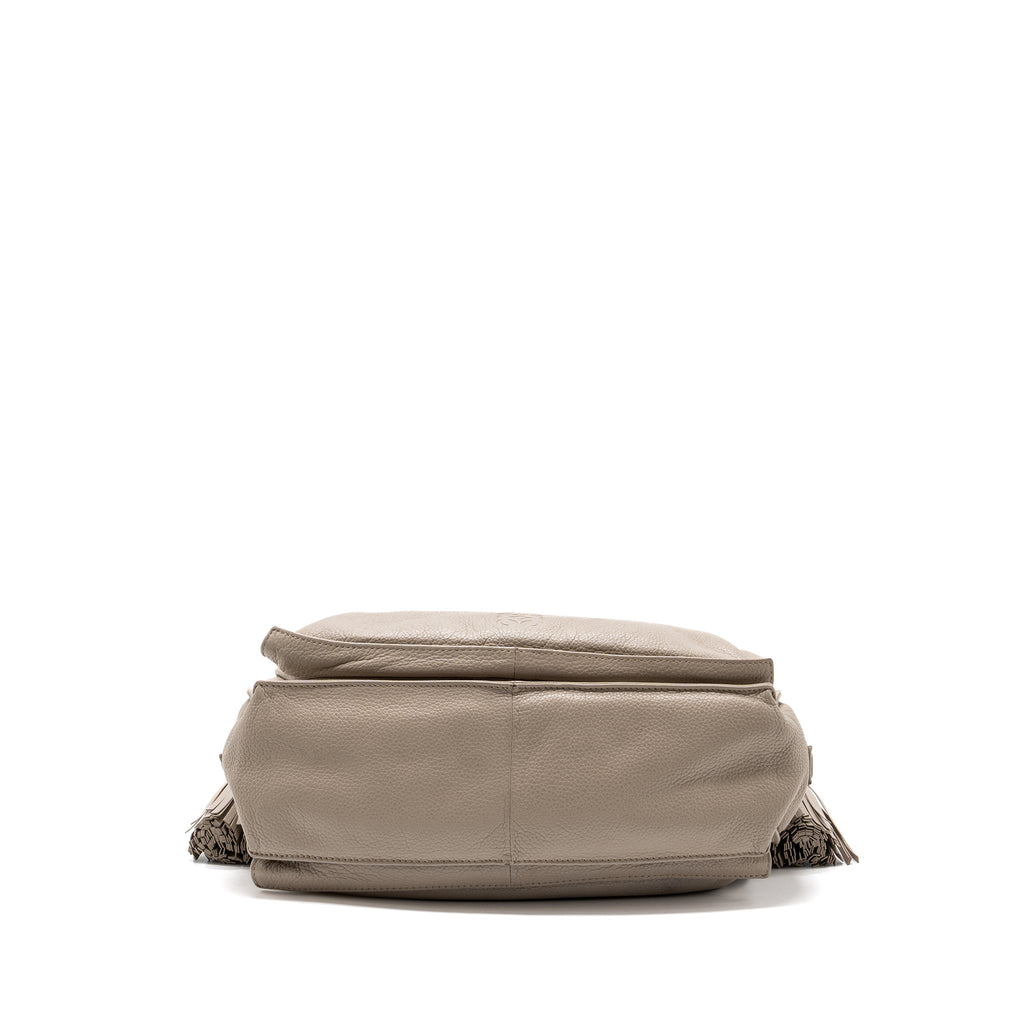 LOEWE FLAMENCO BAG CALFSKIN BEIGE LGHW