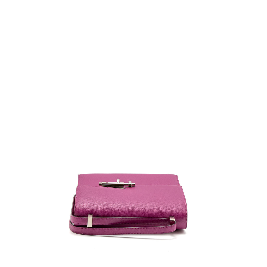 HERMES VERROU 21 EPSOM L3 ROSE PURPLE SHW
