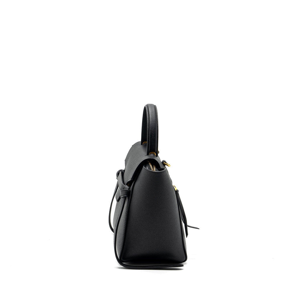CELINE MICRO BELT BAG CALFSKIN BLACK GHW
