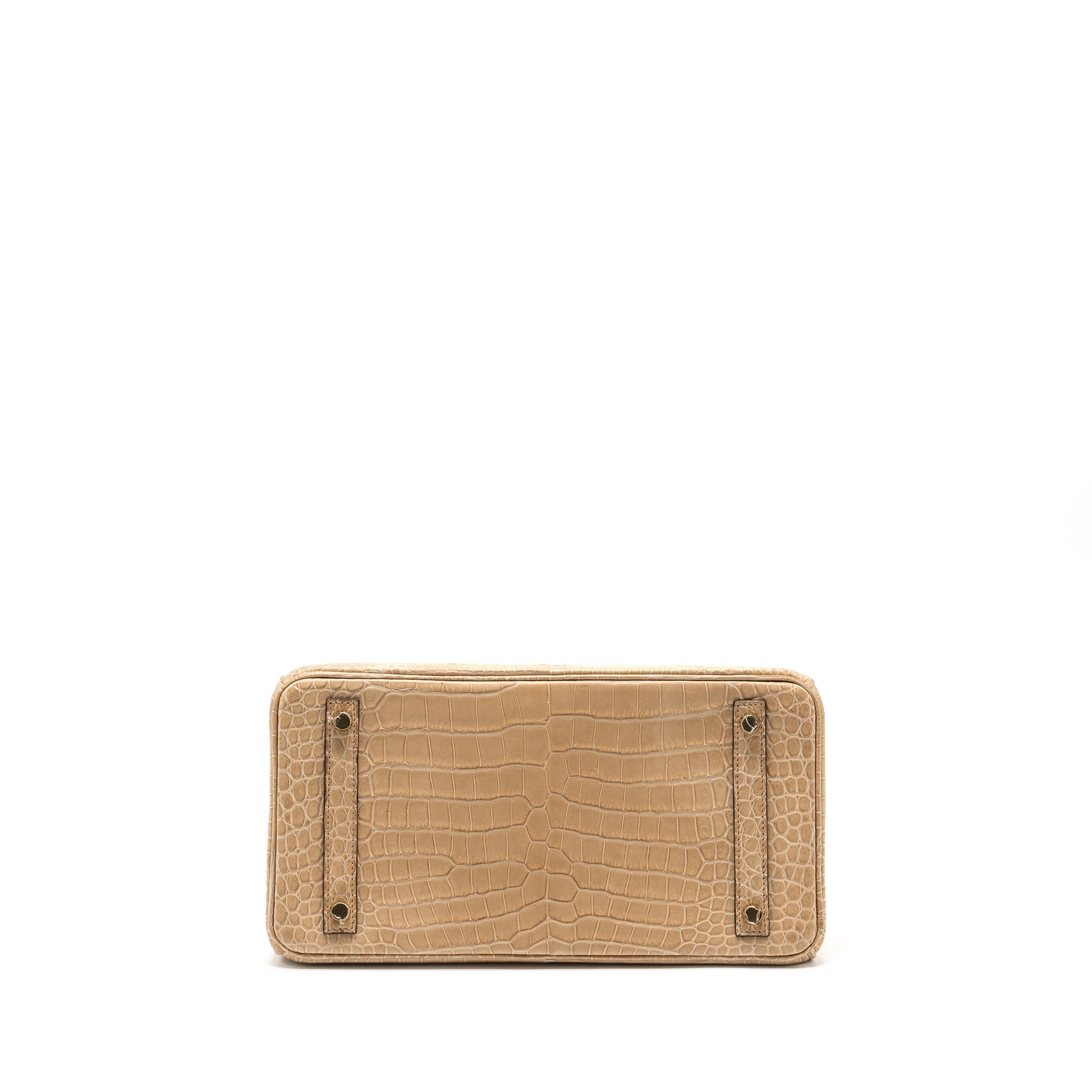 HERMES BIRKIN 30 MATTE CROCODILE POROSUS CHAI GHW