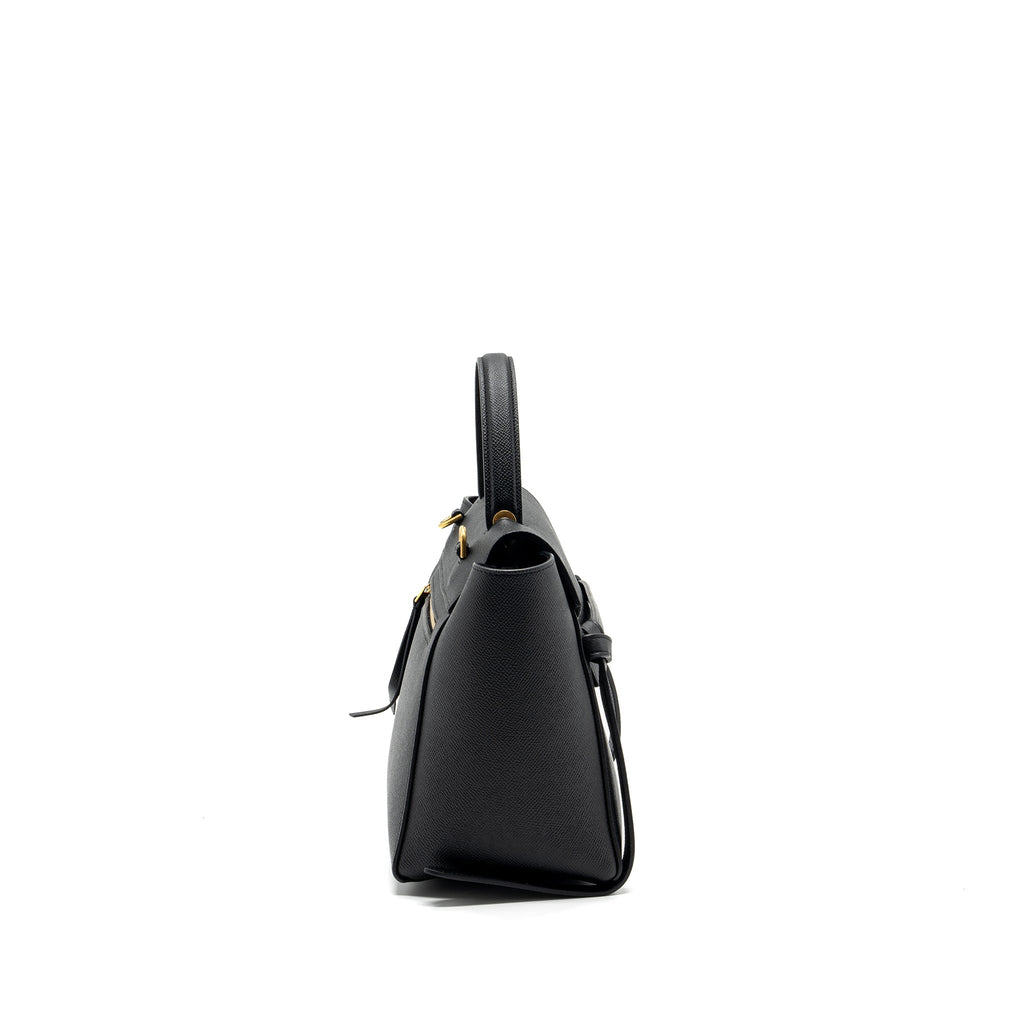 CELINE MICRO BELT BAG CALFSKIN BLACK GHW