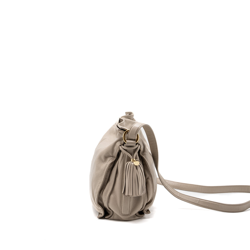 LOEWE FLAMENCO BAG CALFSKIN BEIGE LGHW