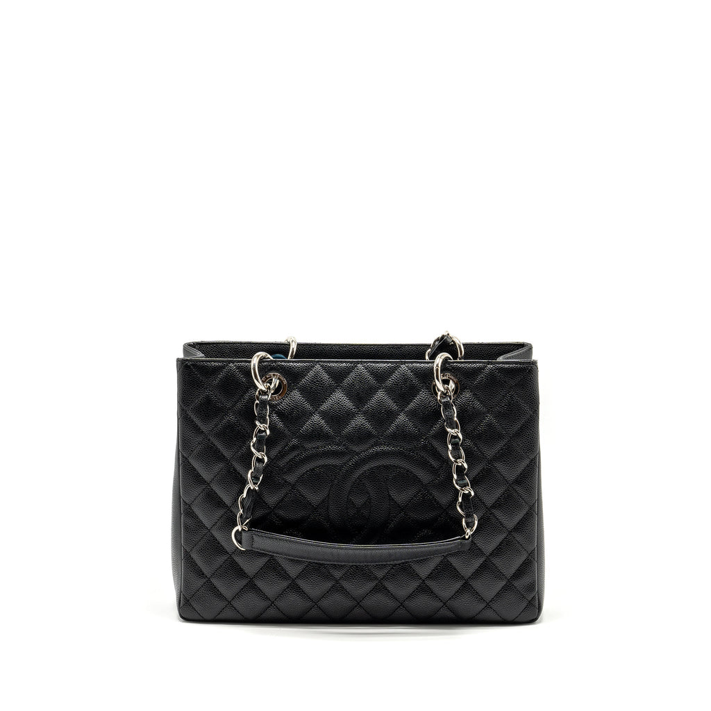 CHANEL GRAND SHOPPING TOTE CAVIAR BLACK SHW