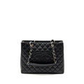 CHANEL GRAND SHOPPING TOTE CAVIAR BLACK SHW