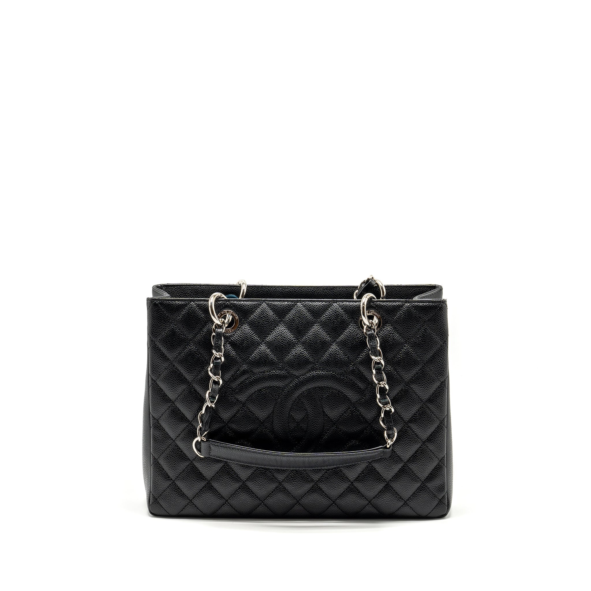 CHANEL GRAND SHOPPING TOTE CAVIAR BLACK SHW