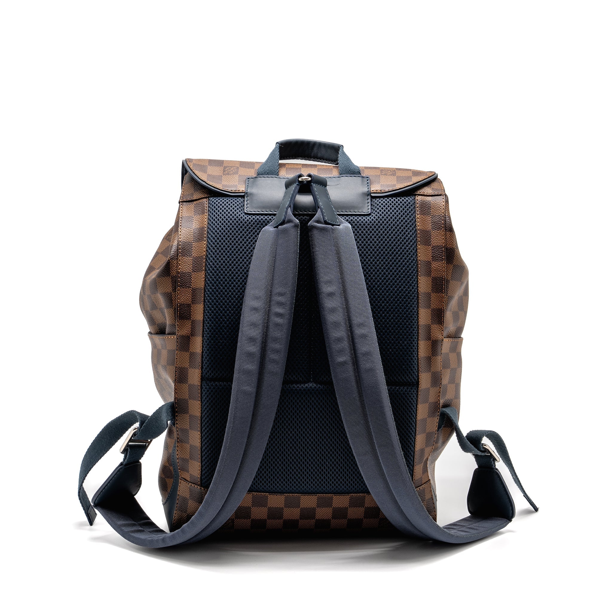 LOUIS VUITTON RUNNER BACKPACK DAMIER EBENE CANVAS/LEATHER SHW