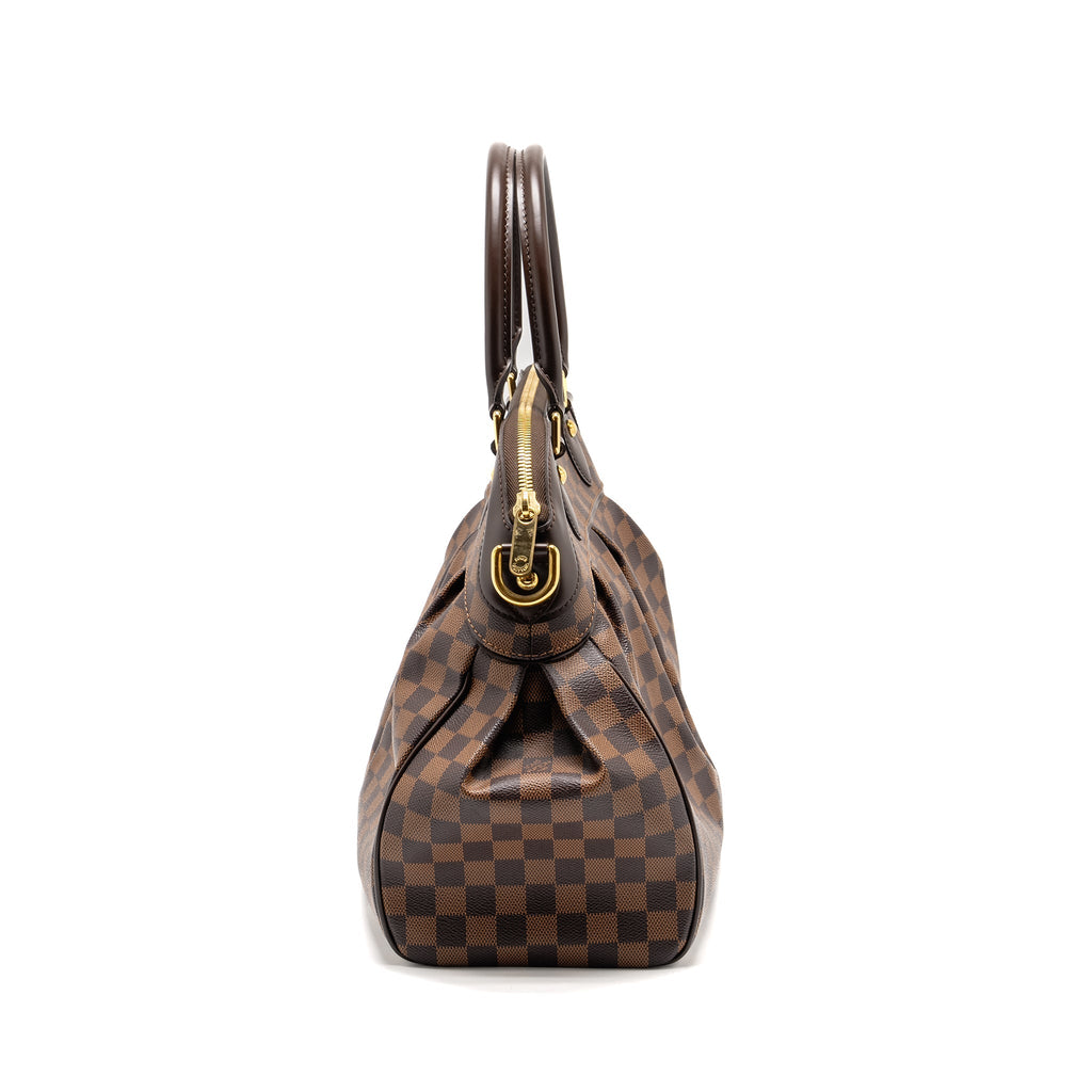 LOUIS VUITTON TREVI GM HANDBAG DAMIER EBENE GHW