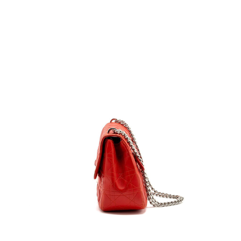 DIOR MISS DIOR SHOULDER BAG LAMBSKIN RED SHW