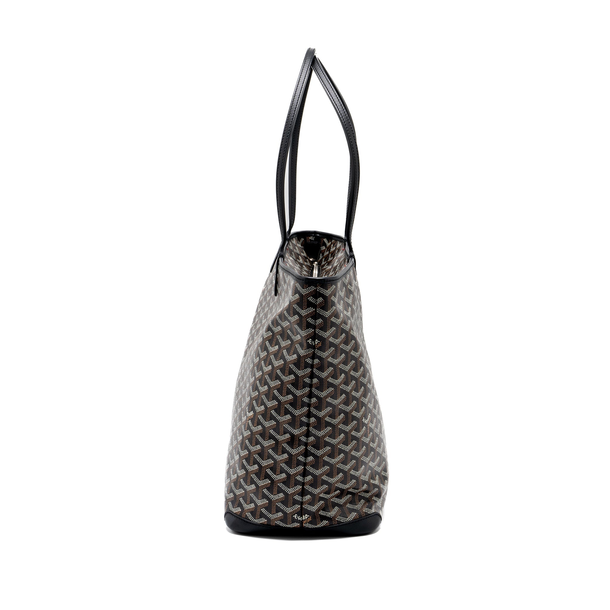 GOYARD ARTOIS TOTE GOYARDINE CANVAS BLACK SHW
