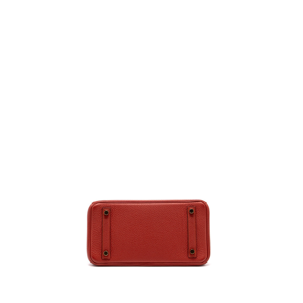 HERMES BIRKIN 25 TOGO 5E VERMILLON GHW