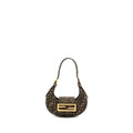 FENDI MINI COOKIE BAG FF FABRIC JACQUARD GHW