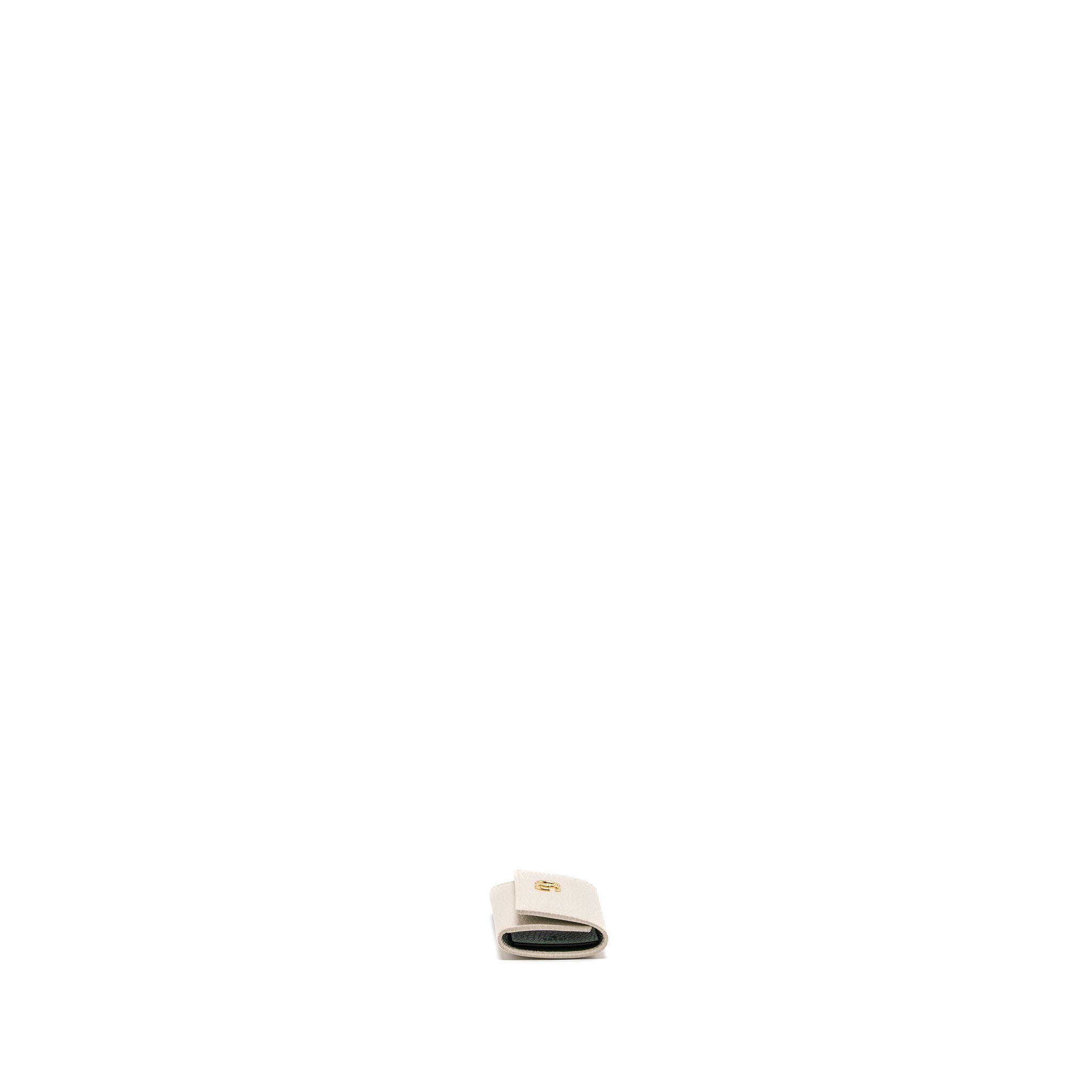 GUCCI OPHIDIA KEY CASE CALFSKIN WHITE GHW
