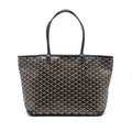 GOYARD ARTOIS TOTE GOYARDINE CANVAS BLACK SHW