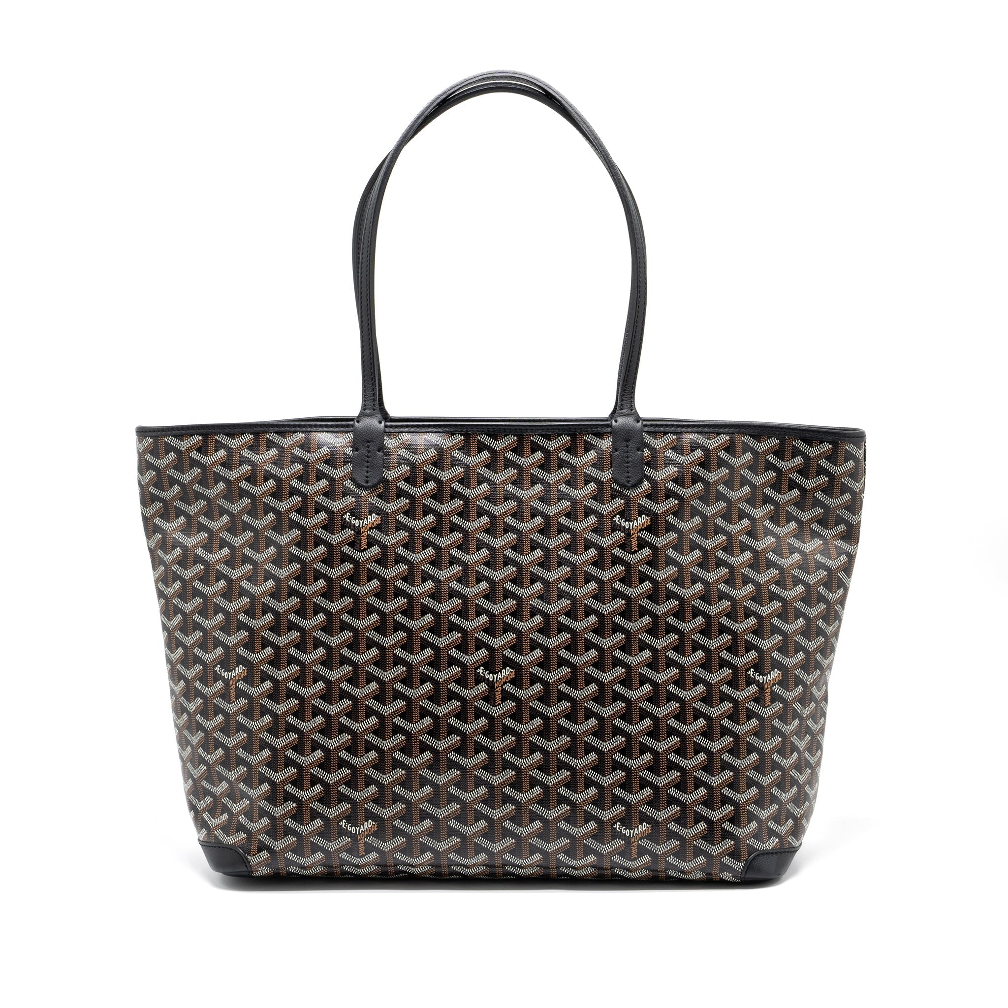 GOYARD ARTOIS TOTE GOYARDINE CANVAS BLACK SHW